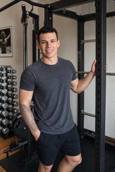 Personal Trainer Tim Haaf bei der persönlichen Trainingsbetreuung